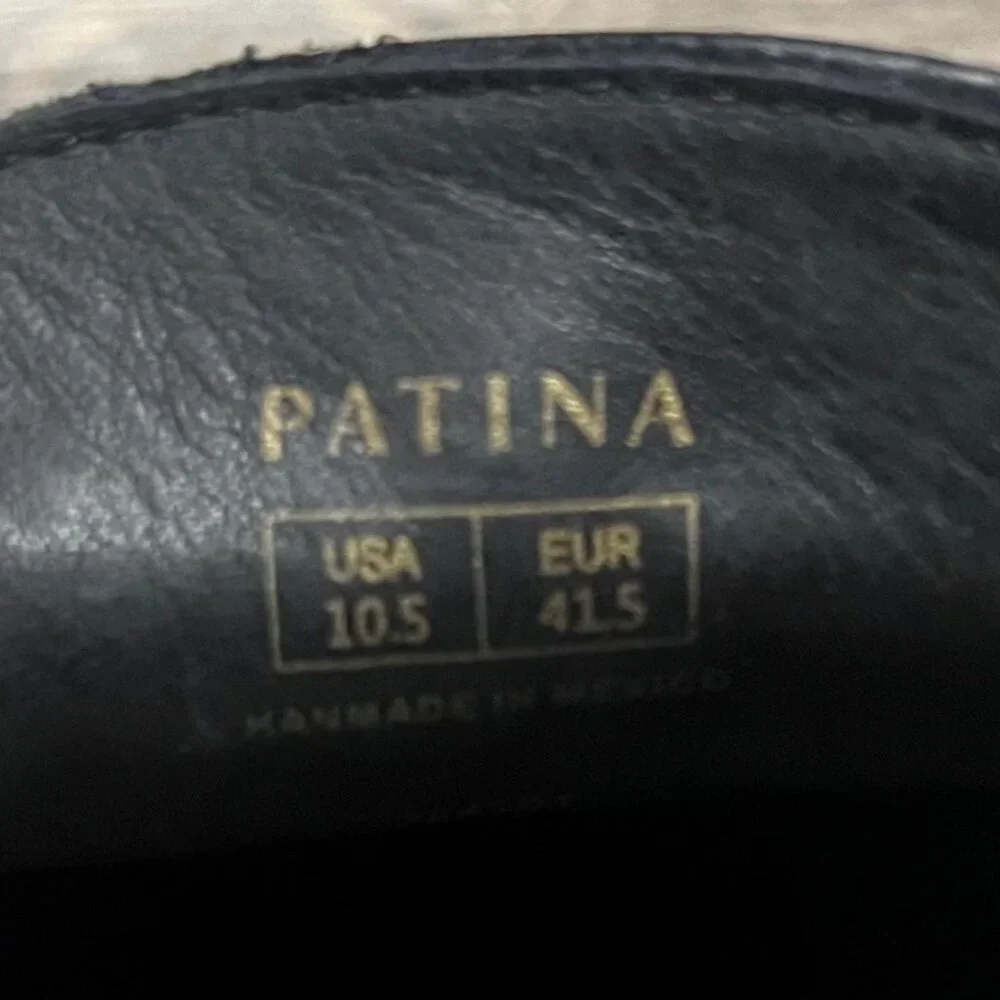 Leather Chunky Penny Loafers - Black - Picture 6 of 14